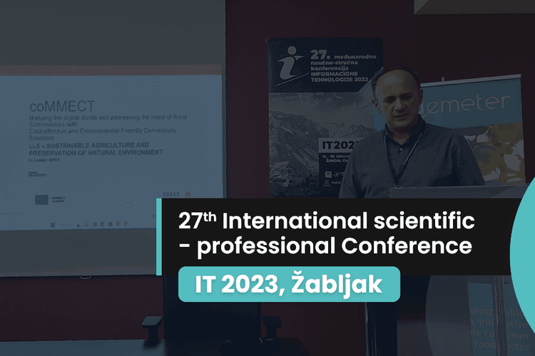 COMMECT project presented at IT 2023, Žabljak