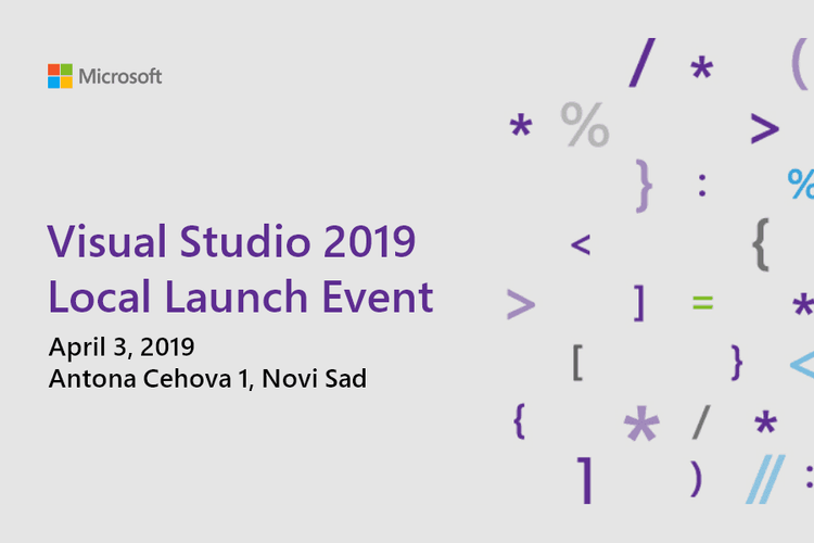 Visual Studio Local Launch Event 2019