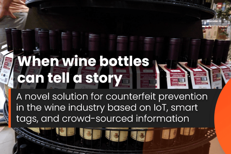 When wine bottles can tell a story