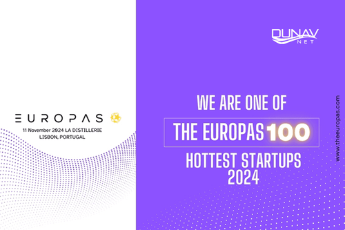 DunavNET Named as one of the Top 100 startups at The Europas