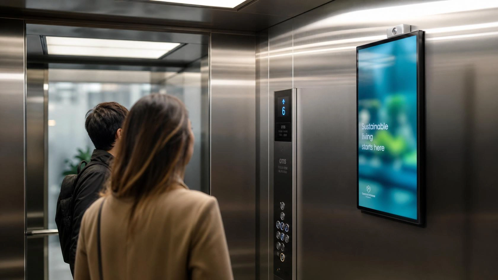 Edge unit measuring attention at a digital screen