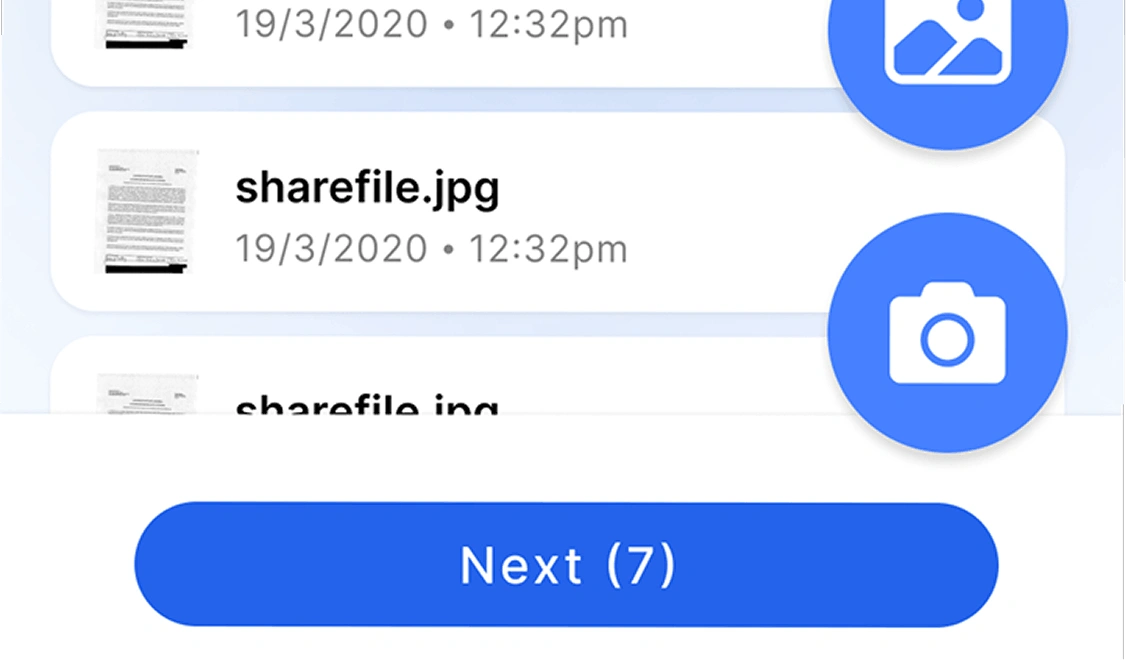 Point your phone at any document — in the office, at the counter or in the field